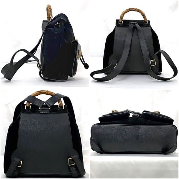 Gucci Backpack Black Bamboo 003 2058 0016 main image 7